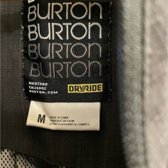 Burton Pullover Anorak Snowboard Jacket. Size M - Picture 9 of 14